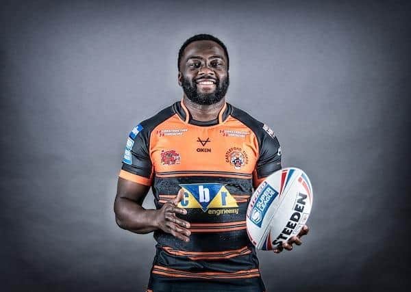 Muizz Mustapha has signed a contract extension to stay at Castleford Tigers until 2027. Picture by Allan McKenzie/SWpix.com