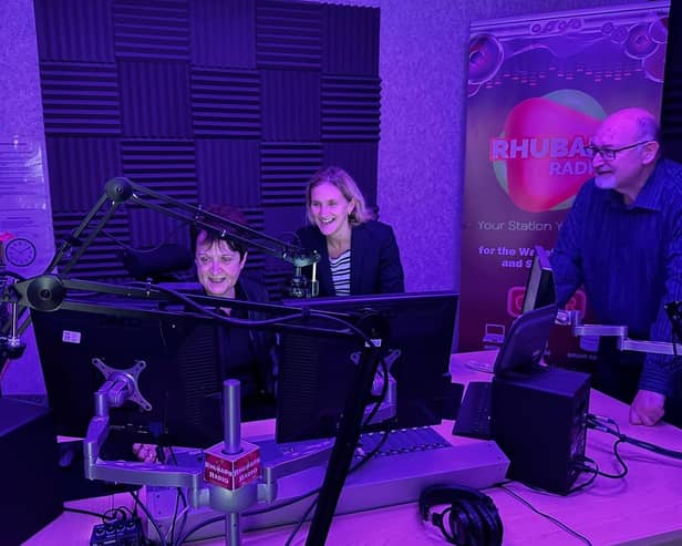 Batley and Spen MP Kim Leadbeater at Wakefield's Rhubarb Radio on Thursday, October 22.