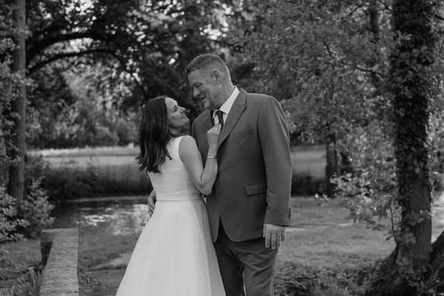 Karen and John Blackburn decided to hold a fundraiser for The Prince of Wales Hospice in lieu of wedding gifts from their guests to celebrate their special day. Photo: Emma Ryan Photography