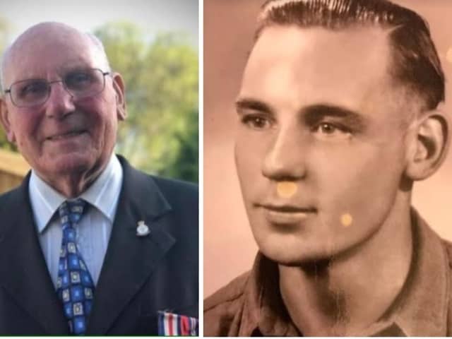 The veteran was called up as a driver in the Service Core in 1944 at the age of 18, just three months before D-Day.