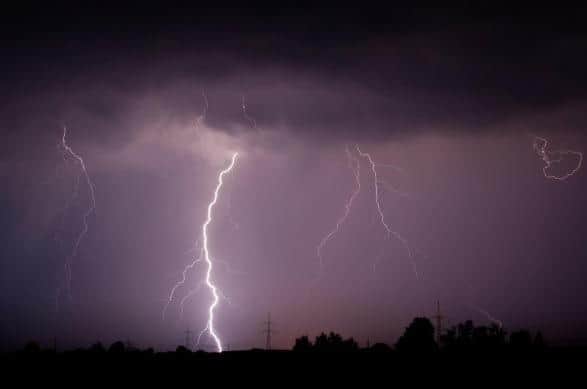 Heavy showers and thunderstorms are forecast for Wakefield.