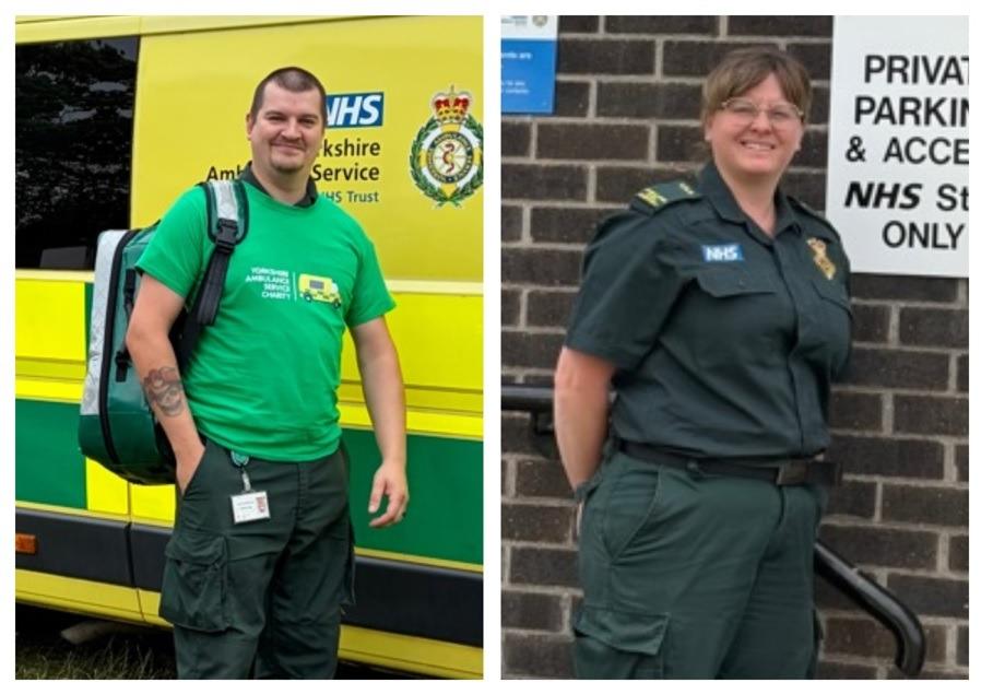 Rettungssanitäter-Duo aus Wakefield wandert 32 Kilometer, um 20 Jahre ...