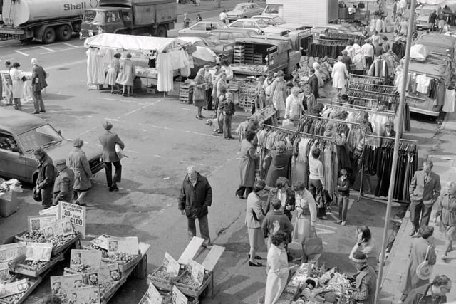 Wakefield market, taken on September 3 1979.