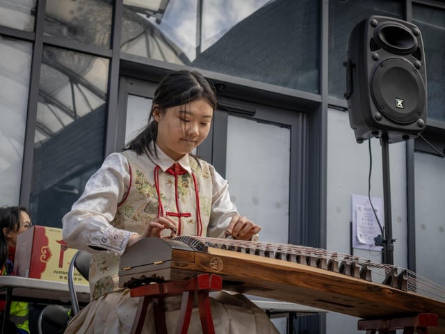 The afternoon featured a variety of live performances.