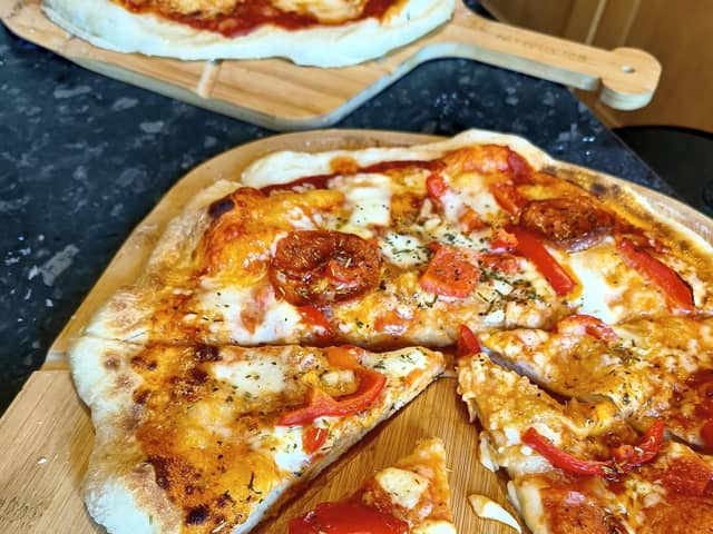 Karen Wright's tasty pizza recipe