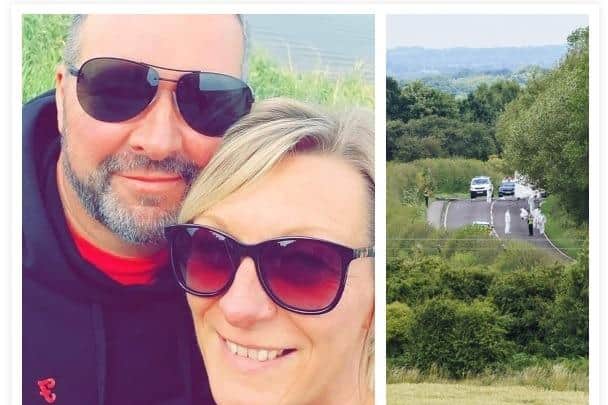 Motorcyclist and passenger killed in A61 crash named as husband and wife