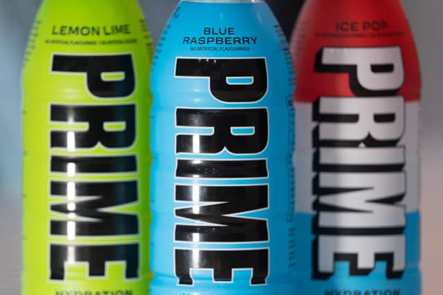 The bottles of Prime energy drink -  created by YouTube stars Logan Paul and KSI- have been highly sought after.