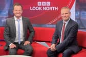 Ian White and Paul Hudson on BBC Look North. (Pic: Ian White/BBC)