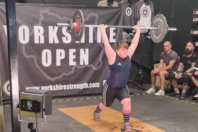Chloe Hutchinson earned a bronze in the Yorkshire Open with personal best lifts.