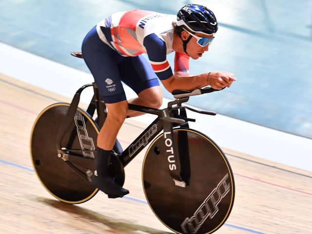 Ollie Wood was unable to win a medal in his two events at the World Track Cycling Championships in Glasgow. Photo by Will Palmer/SWpix.com
