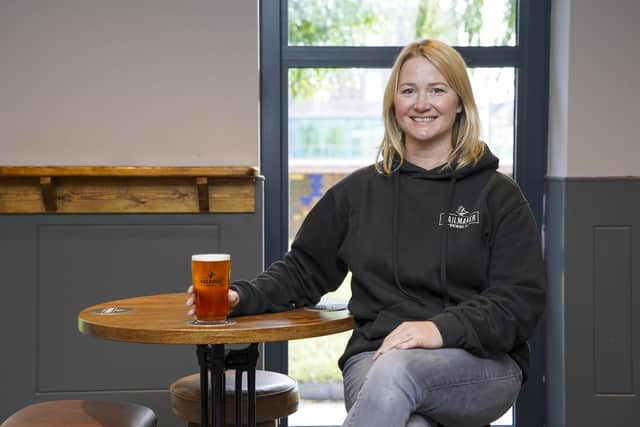 Co owner Leah Lockwood at the newly refurbished Wharfside pub in Thornes. Picture Scott Merrylees