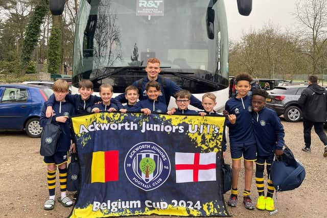 Ackworth Juniors under 11s won the Belgium Cup in 2024.