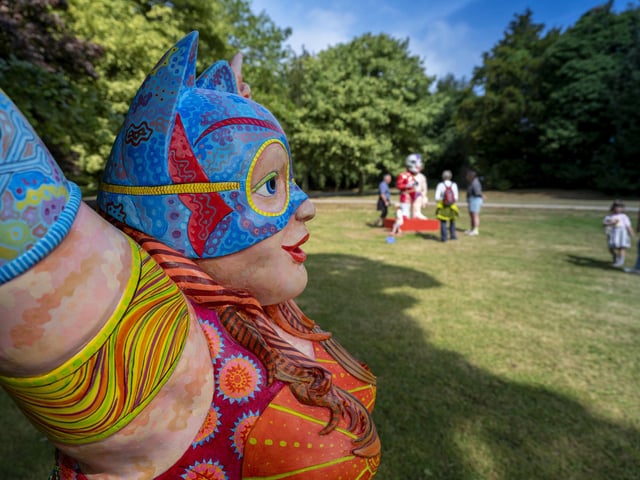 Jason-Wilsher Mills, The PIP Princess, 2017 (Picture: Jonty Wilde courtesy of Yorkshire Sculpture Park)
