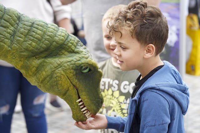 In Pictures See Dinosaurs Roam The Streets Of Wakefield In Jurassic Invasion 