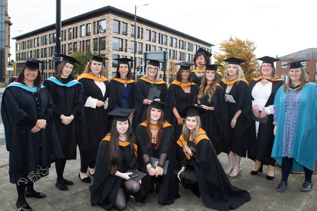 Graduates were joined by their family and friends, as well as their tutors and support staff of the University Centre at the Heart of Yorkshire Education Group, as they marked the momentous occasion.