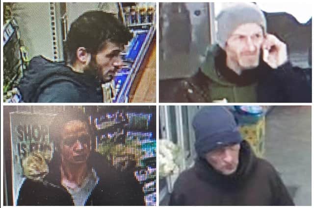 Police would like to speak to these people in connection with incidents across Wakefield.