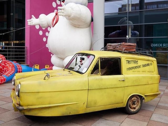 The Trotters van stopped by with a 'midwife' sign and 'tax in the post' in the windscreen...and inflatable dolls in the back!