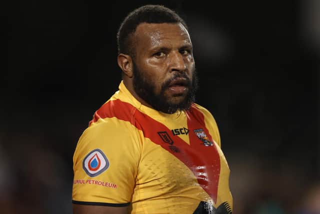 Papua New Guinea international McKenzie Yei has signed for Featherstone Rovers. Picture: Mark Kolbe/Getty Images