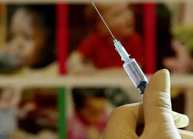 Wakefield's rate of vaccinations against MMR in children is behind the target needed for herd immunity, figures show.