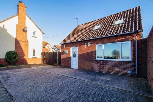 The brick-built annexe presents many possibilities to the new owners of the property.