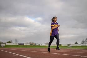 Lindsey Burrow will run two marathons in two weeks.