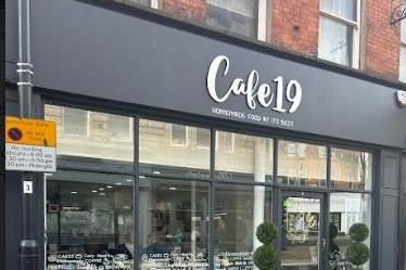 Cafe 19 on Cross Square, Wakefield, has an average of 4.5 stars out of 5.