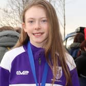 Sienna Lavine came home with a silver medal from the National Primary Schools Year 6 Girls Championships.