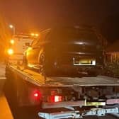 The car seized by police
