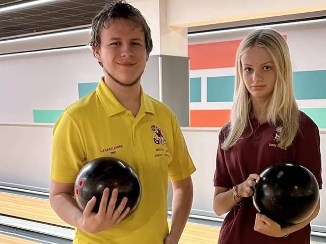 LA Castleford ten pin bowlers Kieran Lunn and Olivia Rogers have enjoyed success in competitions.