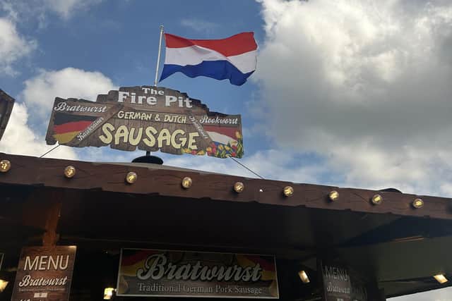 There are various food and drink stalls, as well as a special Dutch bar.