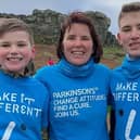 Emma Moscrop, Co-ordinator of the Parkinson's UK’s Yorkshire & Humber Younger Person's Support Group walking for Parkinson’s UK.