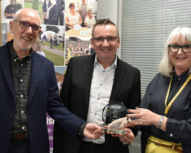(L-R) Andrew McConnell OBE, Andy Wallhead and Julie Butterworth, Tpas Head of Consultancy