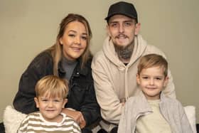 Lana Willis has launched her new lashes range at Locks & Lashes in Featherstone with the support of her partner Leon Leake and her children Reuben and George.