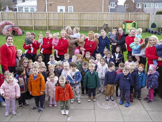 Safe n Sound Nursery in Featherstone is celebrating their Outstanding Ofsted report.