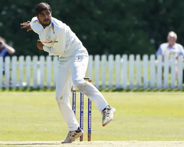 Shubham Sharma took two wickets and scored 20 runs for Wakefield Thornes.