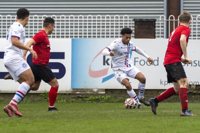 Wakefield AFC on the attack with Mason Rubie. Picture: Scott Merrylees