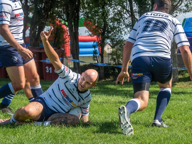 Jack Brears beats the defence to score from Rich Frankland's kick.