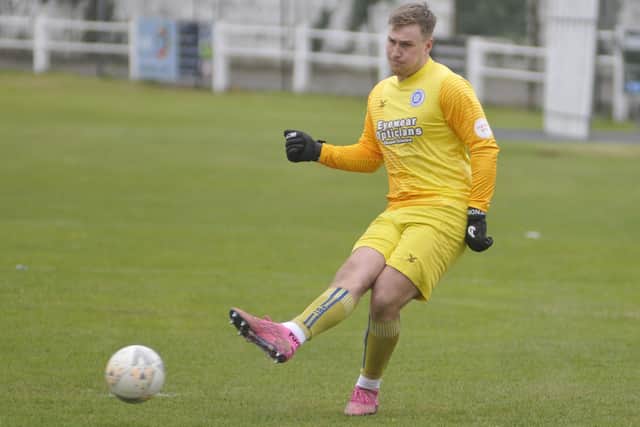 Wakefield AFC goalkeeper Henry Kendrick was his side's man of the match in their defeat at Campion.