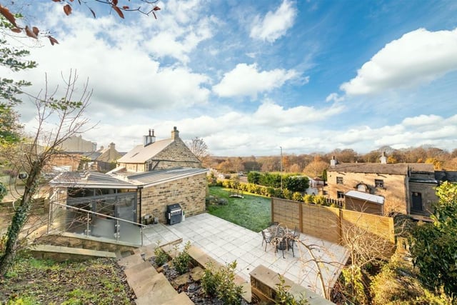 Overview of the property's stunning outdoor areas.