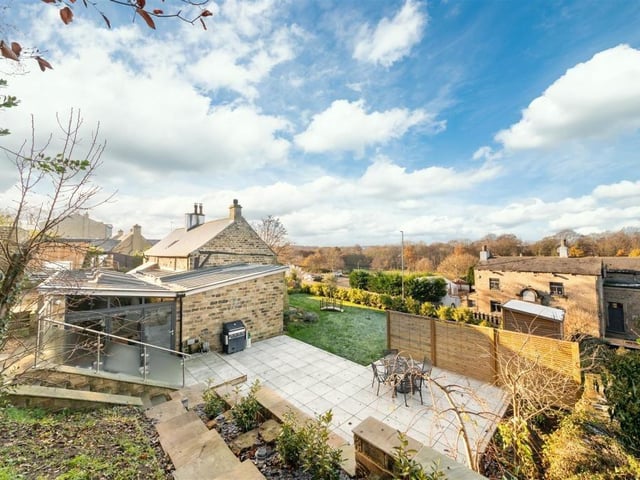 Overview of the property's stunning outdoor areas.