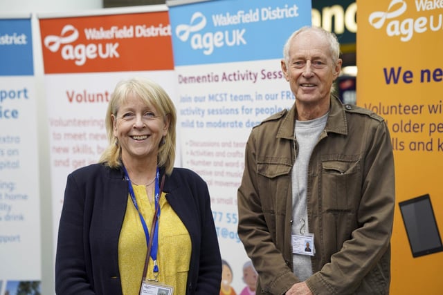 Paula Bee, the chief executive, and Peter Box, chairman of Wakefield District Age UK, were at the event speaking to residents.