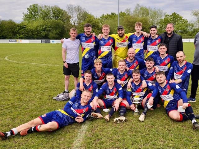 Wakefield Athletic A's double cup winners who added the President's Trophy to the Premiership Two League Cup following their 5-3 penalty shoot-out success against West End Terriers.