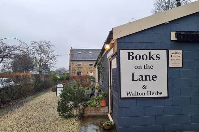 The bookshop is located in Walton on Oakenshaw Lane.