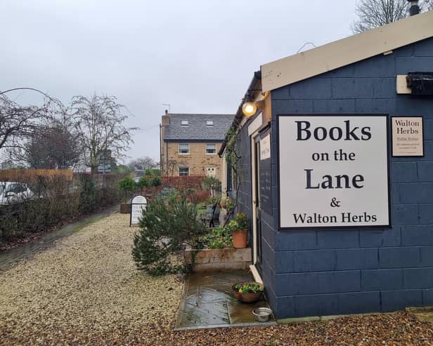 The bookshop is located in Walton on Oakenshaw Lane.