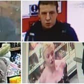 Police would like to speak to these people. Do you recognise anyone?