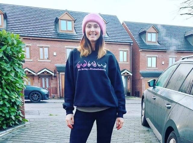 Joanne Cave will be taking on 100km of the rugged and unforgiving Brecon Beacons on June 8 to raise funds towards CoppaFeel's mission to educate and remind every person in the UK that checking their boobs could save their life.