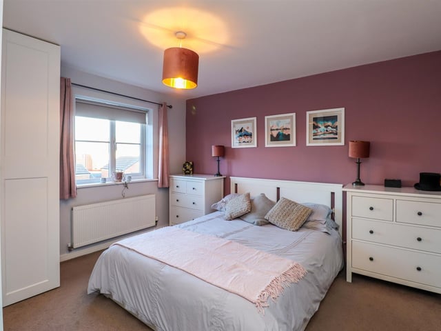 A double bedroom within the village home.