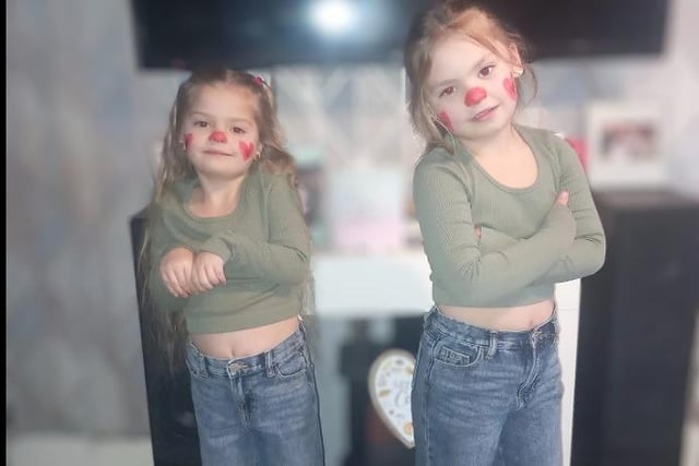 Kayleigh Sanderson shared her photo of Georgie and Daisy.