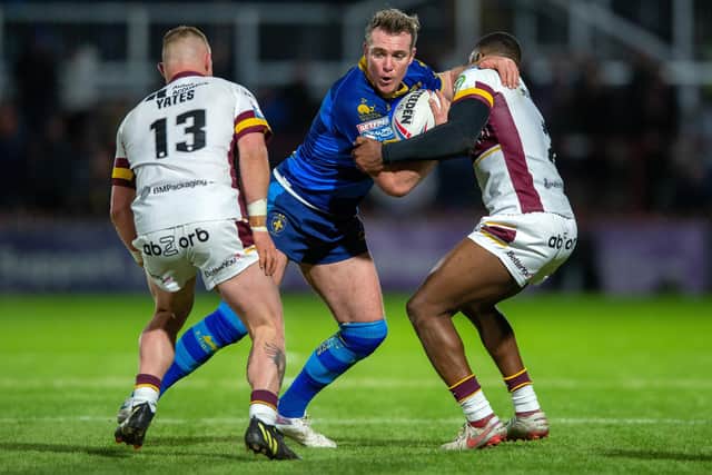 Matty Ashurst was part of an improved effort by the Wakefield Trinity team in their latest game against Wigan Warriors. Picture: Bruce Rollinson