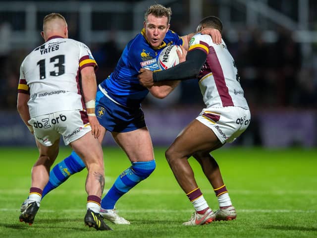 Matty Ashurst was part of an improved effort by the Wakefield Trinity team in their latest game against Wigan Warriors. Picture: Bruce Rollinson